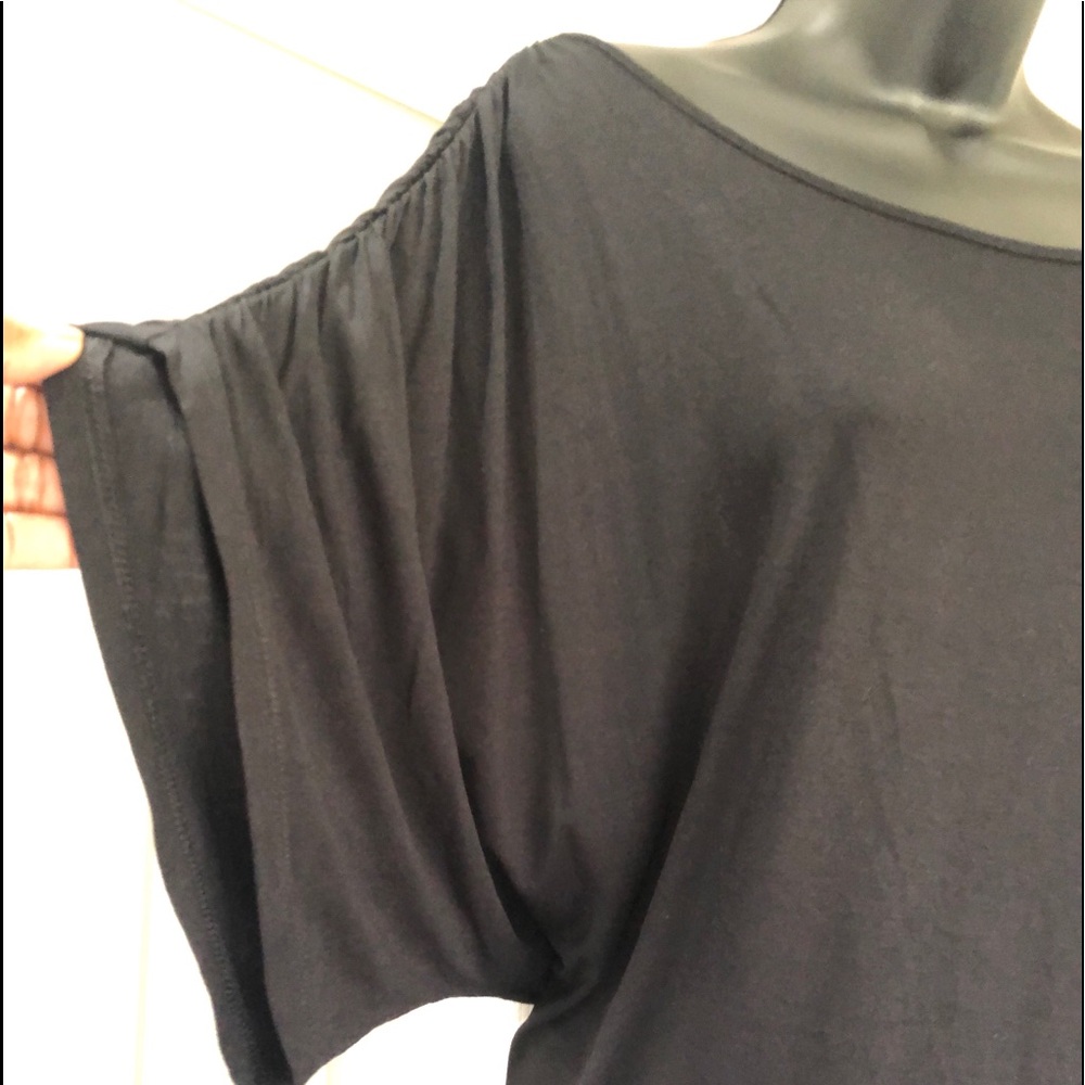 🆕 JUICY COUTURE BLACK WIDE SLEEVE TOP 🆕 - Picture 3 of 6